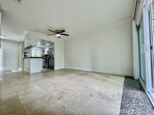 Empty room, Interior, Kitchen, Recessed Lighting