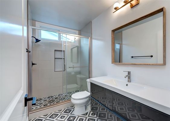Bathroom, Glass Shower, Interior
