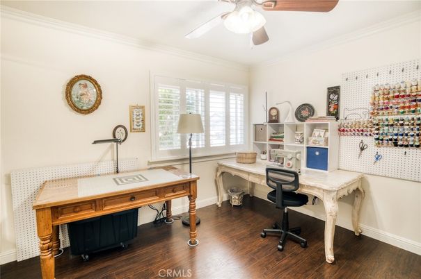 Home Office, Interior, Wood Texture Flooring
