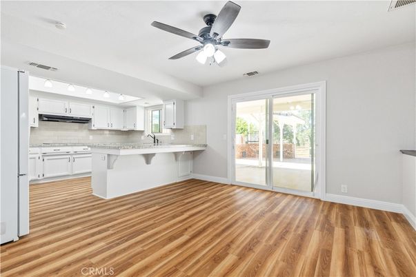 Interior, Kitchen, Wood Texture Flooring