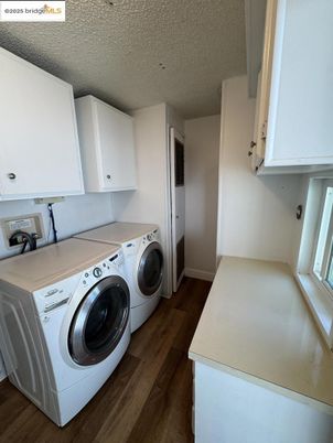 Interior, Washer, Wood Texture Flooring