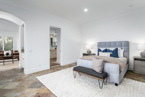 Bedroom, Interior, Recessed Lighting