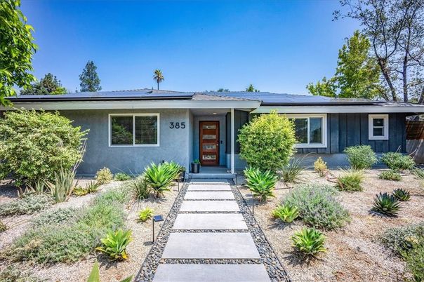 Exterior, Facade, Solar Panels, Ranch