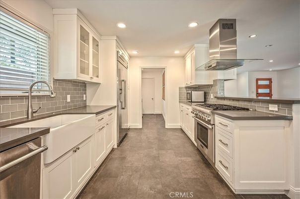 Interior, Kitchen, Recessed Lighting, Stainless Steel Appliances