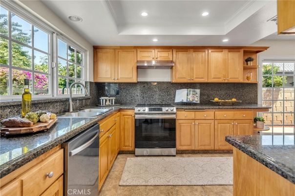 Interior, Kitchen, Recessed Lighting, Stainless Steel Appliances