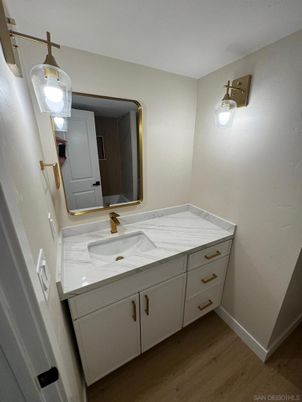 Bathroom, Interior, Wood Texture Flooring