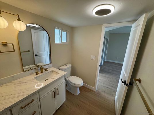 Bathroom, Interior, Wood Texture Flooring