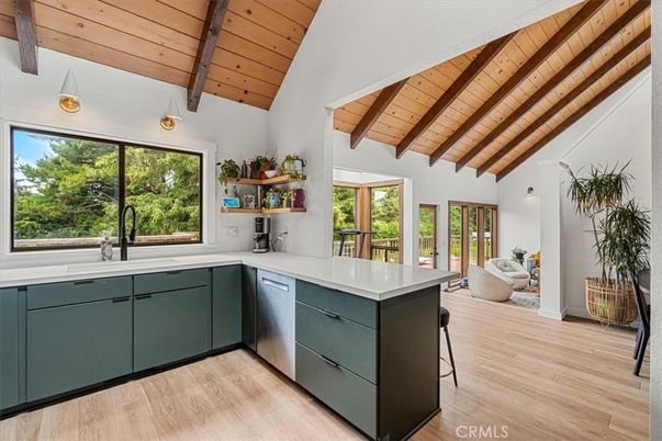 Interior, Kitchen, Wooden Beams, Wooden Ceilings, Wood Texture Flooring