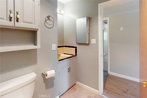 Bathroom, Interior, Wood Texture Flooring