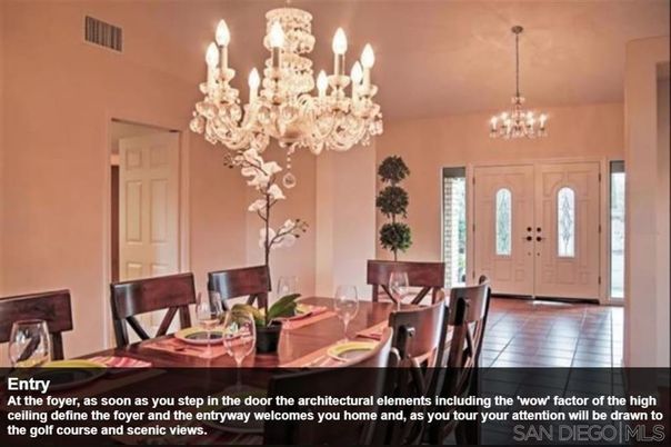 Chandelier, Dining room, Interior