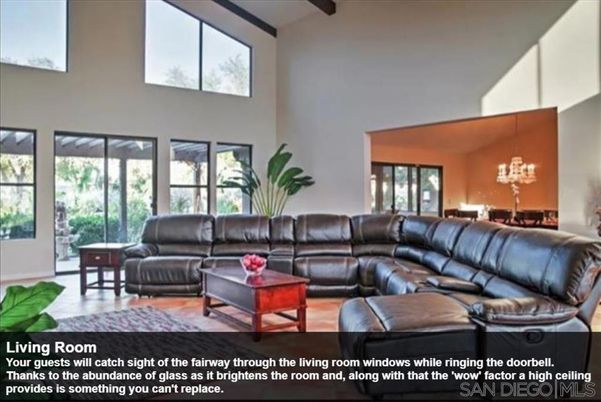 Interior, Living room, Wooden Beams