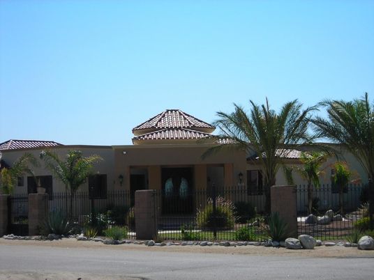 Exterior, Facade, Mediterranean