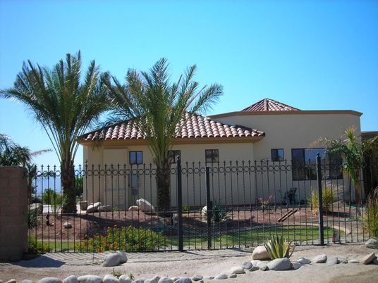 Backyard, Exterior, Facade, Spanish Mediterranean