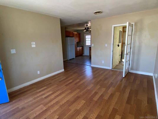 Empty room, Interior, Kitchen, Wood Texture Flooring