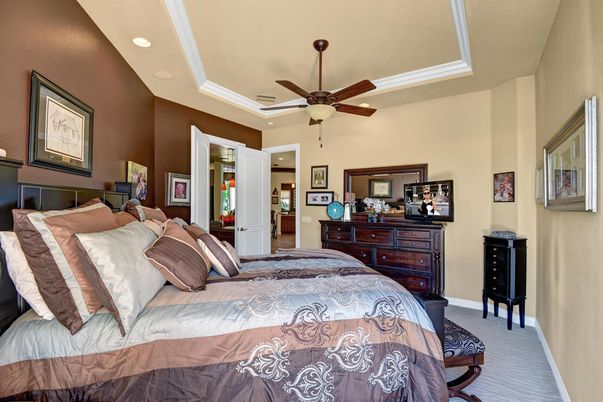 Bedroom, Interior, Recessed Lighting