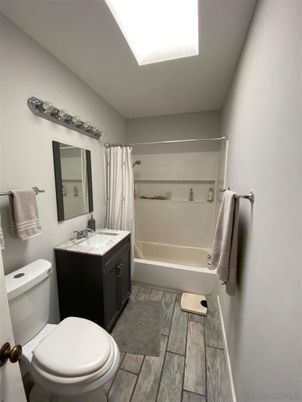 Bathroom, Interior, Wood Texture Flooring
