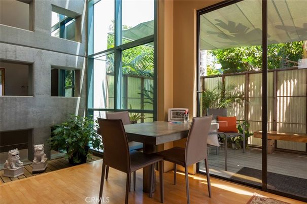 Dining room, Fireplace, Interior, Wood Texture Flooring