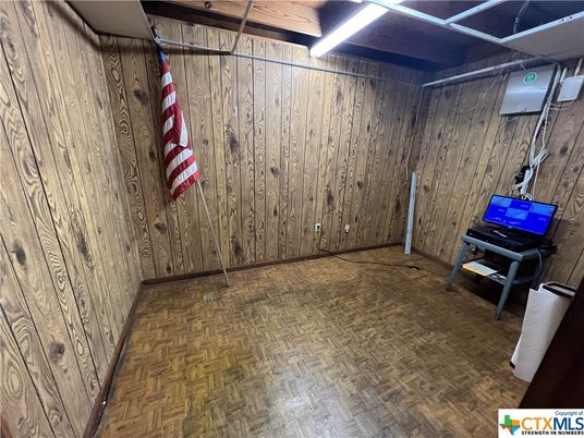 Empty room, Interior, Wood Texture Flooring, Wooden Walls