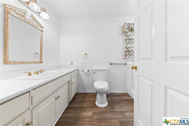 Bathroom, Interior, Wood Texture Flooring