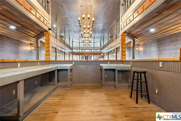 Chandelier, Interior, Pendant Lights, Wood Texture Flooring, Wooden Walls