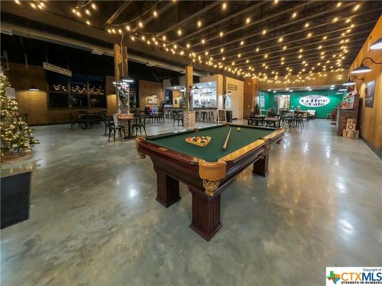 Billiard Table, Game Room, Interior, Pendant Lights