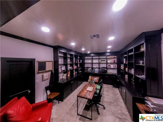 Home Office, Interior, Living room, Recessed Lighting