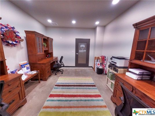 Home Office, Interior, Recessed Lighting