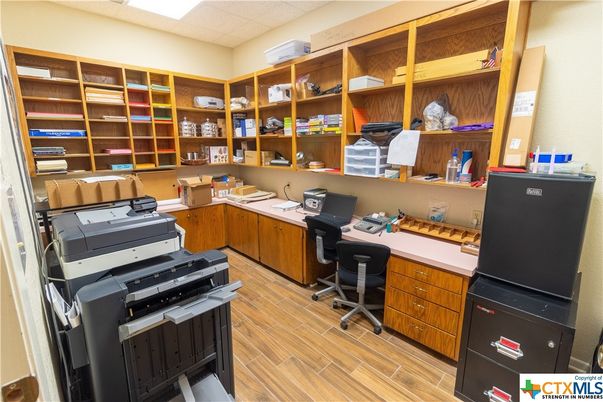 Home Office, Interior, Wood Texture Flooring
