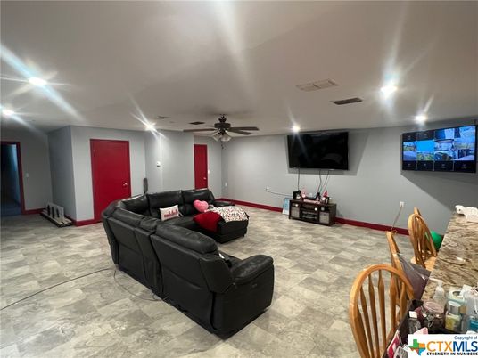 Interior, Living room, Recessed Lighting