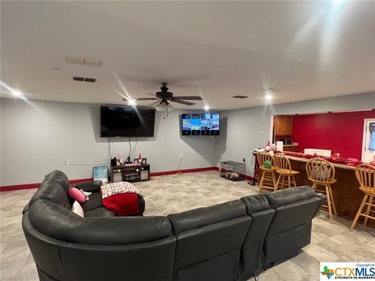 Interior, Living room, Recessed Lighting