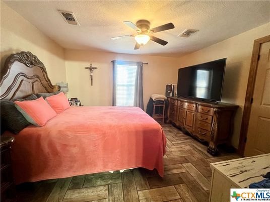 Bedroom, Interior, Wood Texture Flooring