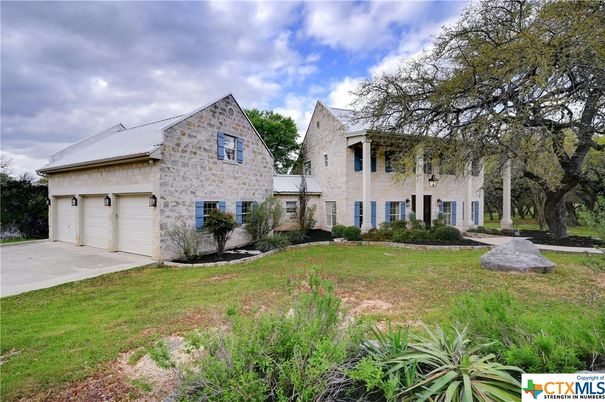 Attached, Backyard, Exterior, Facade, Solar Panels, French Provincial