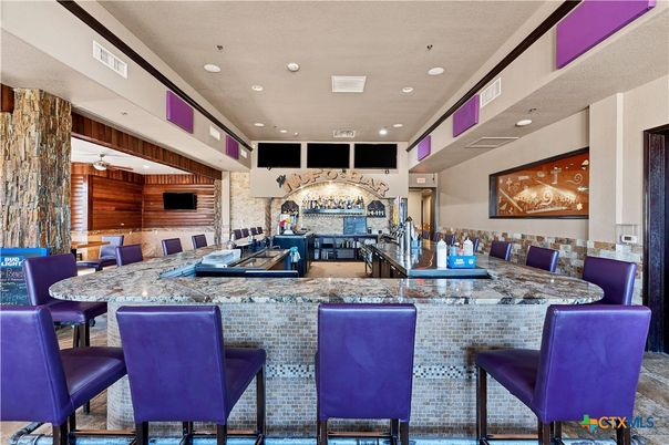 Dining room, Interior, Recessed Lighting, Stone Walls