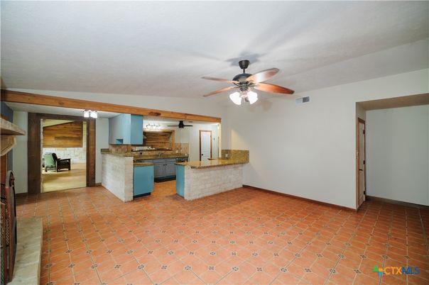 Empty room, Fireplace, Interior, Kitchen