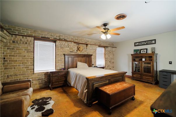 Bedroom, Interior, Stone Walls