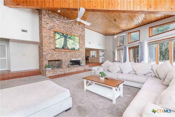 Fireplace, Interior, Living room, Stone Walls, Wooden Beams, Wooden Ceilings