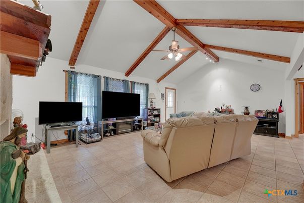 Interior, Living room, Wooden Beams