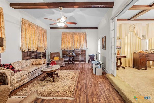Home Office, Interior, Living room, Wooden Beams, Wood Texture Flooring