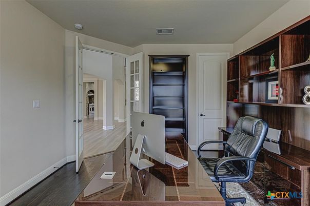 Home Office, Interior, Wood Texture Flooring