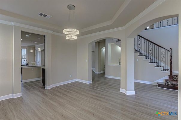 Interior, Pendant Lights, Recessed Lighting, Wood Texture Flooring