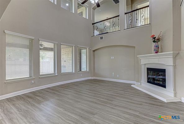 Fireplace, Interior, Wood Texture Flooring