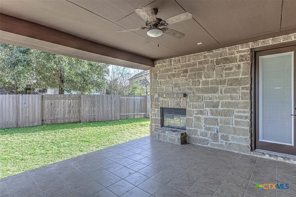 Backyard, Exterior, Fireplace
