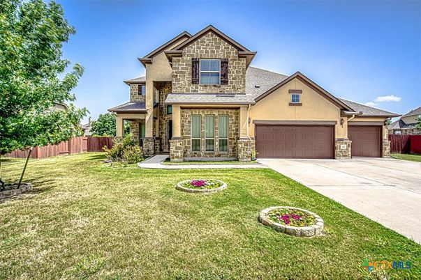 Attached, Backyard, Exterior, Facade, Brick Traditional