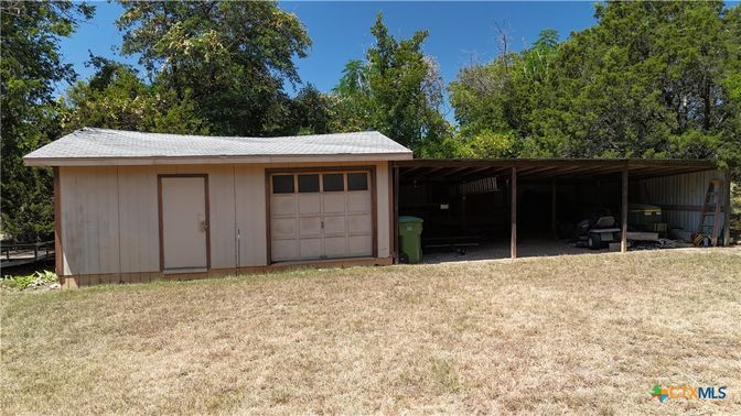 Backyard, Detached Garage, Exterior