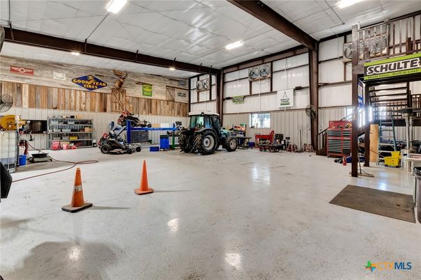 Garage, Interior, Recessed Lighting, Wooden Walls