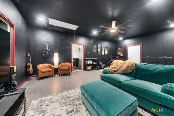 Interior, Living room, Recessed Lighting