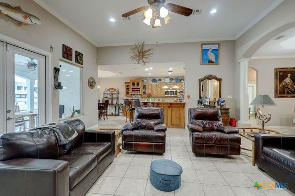 Interior, Living room, Recessed Lighting