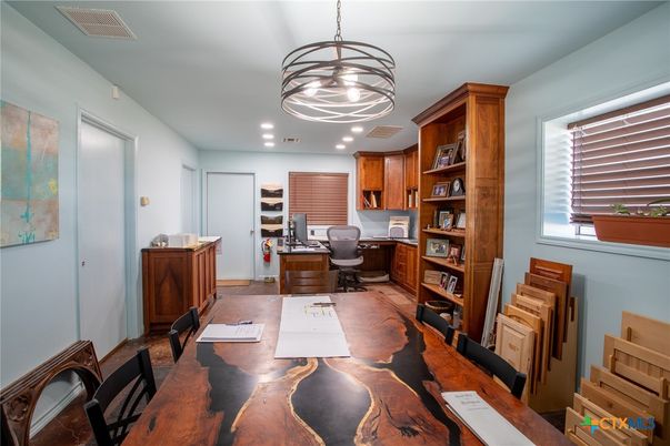 Home Office, Interior, Kitchen, Pendant Lights, Recessed Lighting