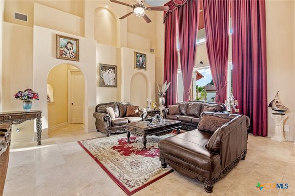 Interior, Living room, Recessed Lighting