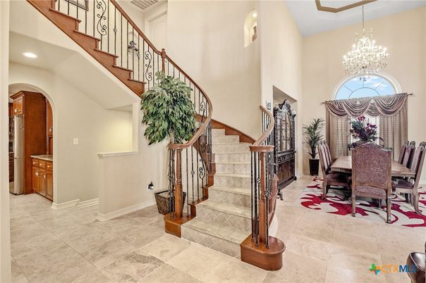 Chandelier, Dining room, Interior, Recessed Lighting